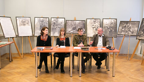 Spaudos konferencijos akimirka
