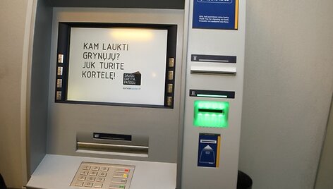 Banko &bdquo;Snoras&ldquo; bankomatas