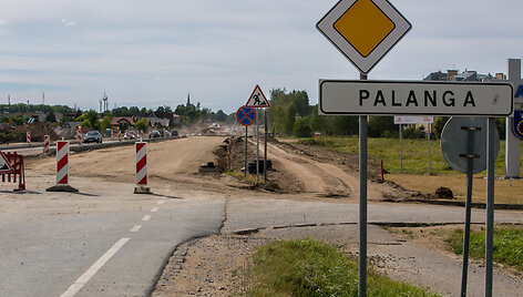 Kelio remontas Palangoje
