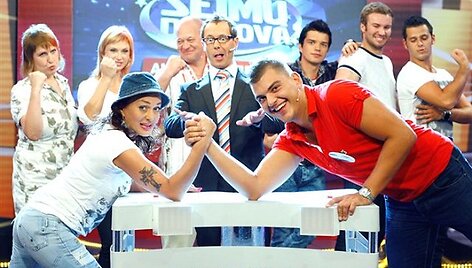 Laidos &bdquo;&Scaron;eimų dvikova &ndash; &bdquo;Akropolio&rdquo; turnyras&ldquo; akimirka