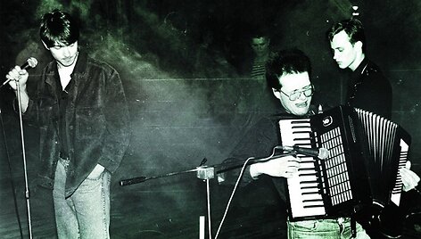 &bdquo;&Scaron;iaurės kryptis&ldquo; (i&scaron; kairės): K. Vildžiūnas A.Luko&scaron;ius, Z.Butautis