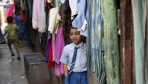 Dharavi lū&scaron;nynas Mumbajuje