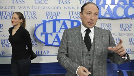 Donata Rim&scaron;aitė ir R&Scaron;PF prezidentas Viačeslavas Aminovas.