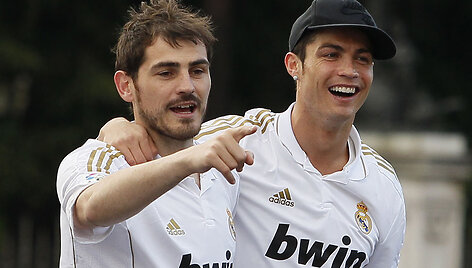 Ikeras Casillasas ir Cristiano Ronaldo