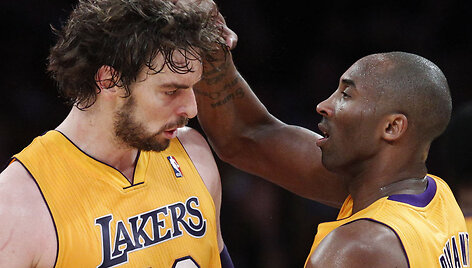 Pau Gasolis ir Kobe Bryantas