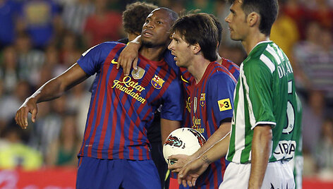 Seydou Keita ir Lionelis Messi