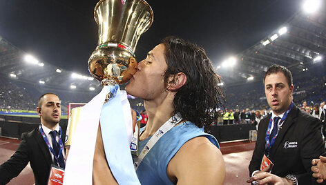 &bdquo;Napoli&ldquo; lyderis Edisonas Cavani