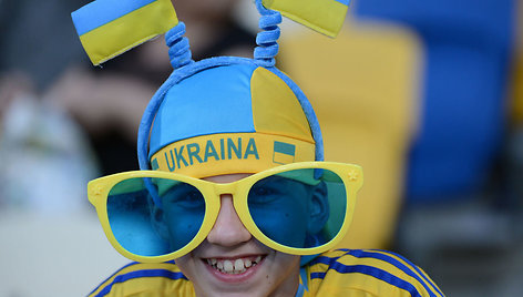 Ukrainos rinktinės sirgalius