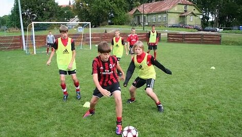 &bdquo;Milan&ldquo; klubo stovykla Trakuose.