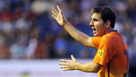 Lionelis Messi įmu&scaron;ė du įvarčius