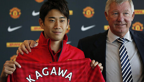 Shinji Kagawa ir Alexas Fergusonas