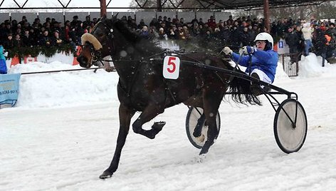 „Sartai 2011“ žirgų lenktynių akimirka