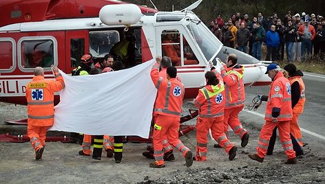 Robertas Kubica gabenamas į ligoninę