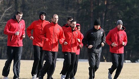 &bdquo;Lietuvos ryto&ldquo; treniruotė