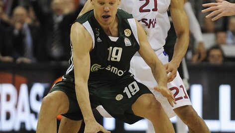 &Scaron;arūnas Jasikevičius žaidžia Panathinaikos klube