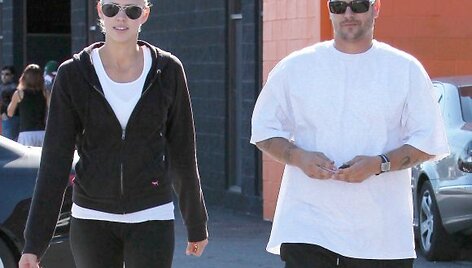 Kevinas Federline'as su drauge Victoria Prinston