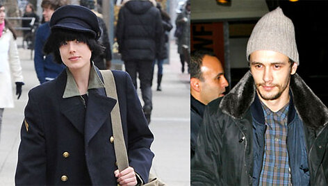 Agyness Deyn ir Jamesas Franco 