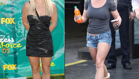 Britney Spears anksčiau ir dabar