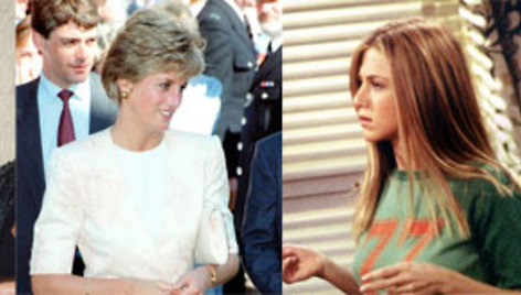 Victoria Beckham, princese Diana, Jennifer Aniston, Meg Ryan 