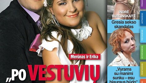 Erika Vilčinskaitė ir Merūnas Vitulskis