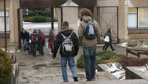 Gripas Vilniaus mokyklų darbo kol kas netrikdo.