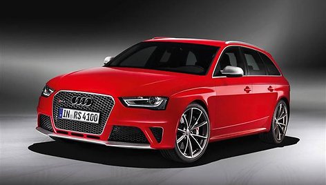 Naujasis 450 AG galios „Audi RS4“ universalas