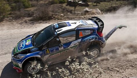 WRC Meksikos ralio akimirka