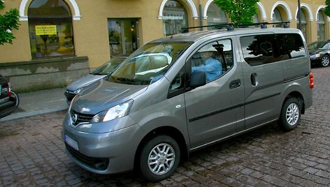 „Nissan NV200" pastebėtas Vilniaus gatvėse