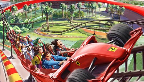 &bdquo;Ferrari World&ldquo; pramogų parkas