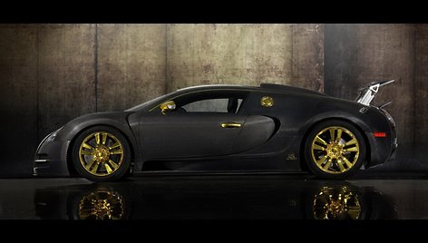 „Bugatti Veyron 16.4 LINEA Vincero d'Oro“ – greičiausias auksinis papuošalas