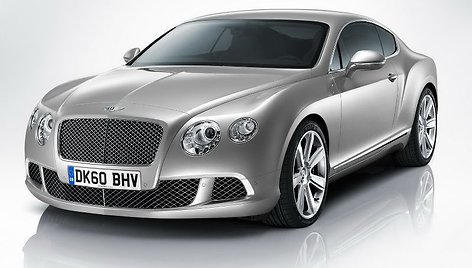 „Bentley“ pristato atnaujintą „Continental GT“