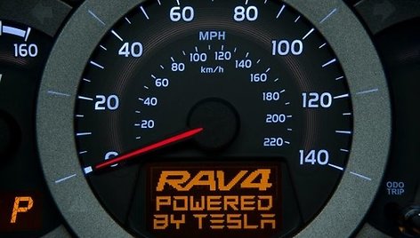 Užuominos apie elektrinį „Toyota RAV4“