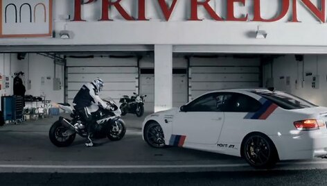 BMW M3 ir &bdquo;BMW S1000 RR Superbike&ldquo;