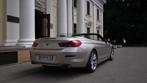 BMW 6 serijos kabrioletas