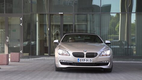 BMW 6 serijos kabrioletas