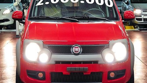 Du milijoninis „Fiat Panda“