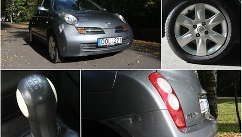 Garažas: Astos „Nissan Micra“