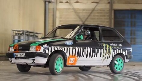 &bdquo;Gymkhana 0.2&ldquo; herojus &ndash; 56 AG &bdquo;Ford Fiesta&ldquo;