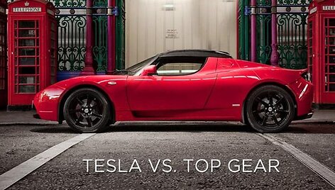 &bdquo;Top Gear&ldquo; prie&scaron; &bdquo;Tesla&ldquo;