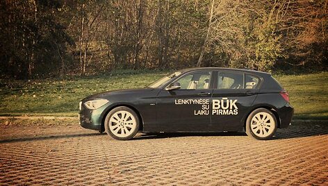 1 serijos BMW &ndash; skrydis pirma klase