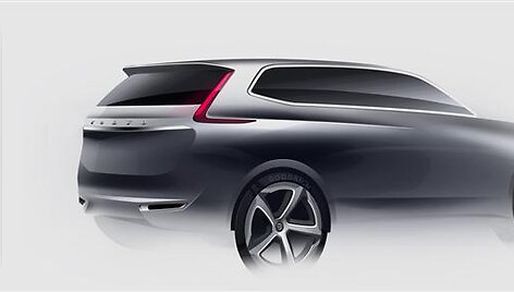 Naujos kartos &bdquo;Volvo XC90&ldquo; eskizai