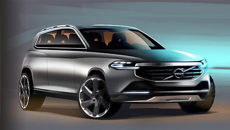 Naujos kartos &bdquo;Volvo XC90&ldquo; eskizai