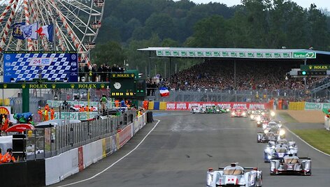 Le Mans. Lenktynių startas