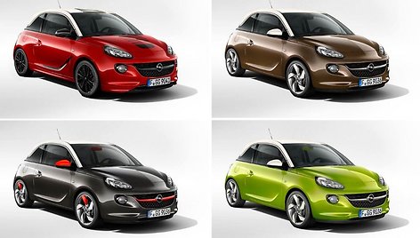 Keturi „Opel ADAM“