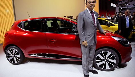 Carlosas Ghosnas prie naujojo &bdquo;Renault Clio&ldquo;