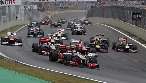 Paskutinės 2012-ųjų sezono &bdquo;Formulės-1&ldquo; lenktynės Brazilijoje