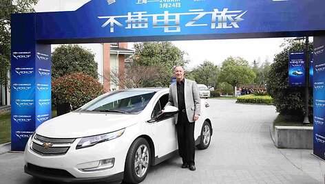 &bdquo;Chevrolet Volt&ldquo; elektromobilis &bdquo;General Motors&ldquo; padalinyje Kinijoje
