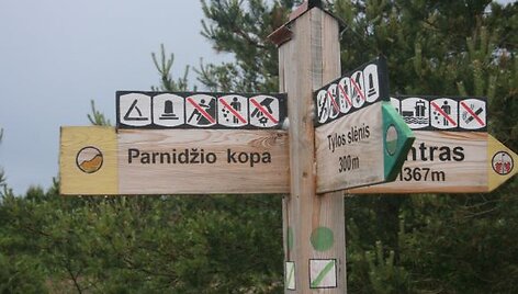 Informacinė lentelė Nidoje