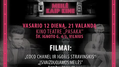 &bdquo;Meilė kaip kine&ldquo; programa