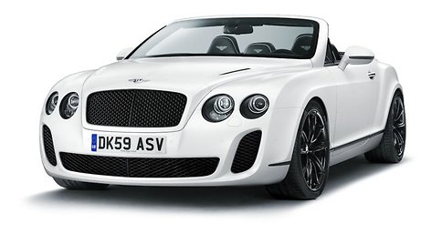 Atskleistas „Bentley Continental Supersports Convertible“